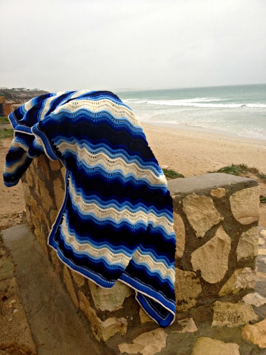ripple crochet blanket